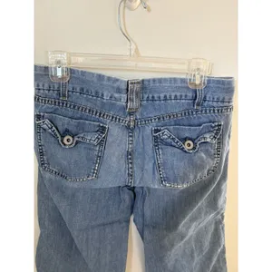 Calvin Klein Jeans Womens Size 6 Capri Trouser Crop Wide Leg Pockets Palazzo Y2K thumbnail 4