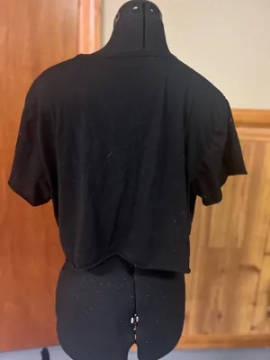 Zoozatz Black Colorado crop top thumbnail 3