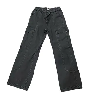 Billabong Women's Cargo Pants Size 27 Black Relaxed Fit Casual thumbnail 4