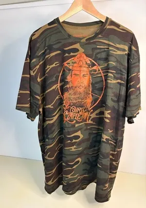 NWOT Chris Stapleton Camouflage Graphic T-Shirt XXL thumbnail 1