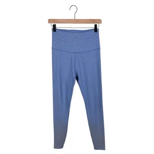 Beyond Yoga Alloy Ombre High Waisted Midi Legging Size Large Serene Blue Sparkle thumbnail 2
