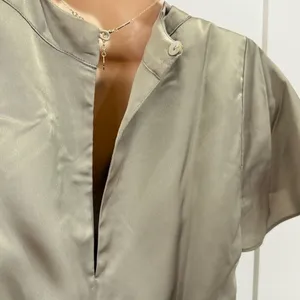 NWT Show Me Your Mumu Say I Do Satin Romper Small Green Bridal Wedding Feminine thumbnail 6