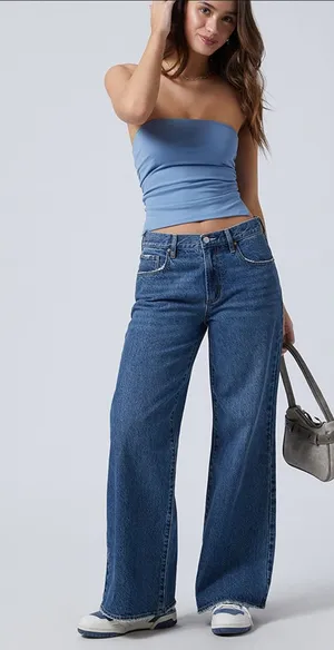 Lena Super Baggy PacSun Jeans 23 thumbnail 1