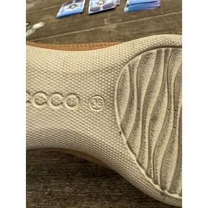 Ecco‎ Flash Sandals Women 7M Shoes Brown Purple Leather T-Strap Slingback Thong thumbnail 6