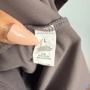 QINSEN sz‎ L Gray Fitness Tennis Athletic Mini Dress thumbnail 5