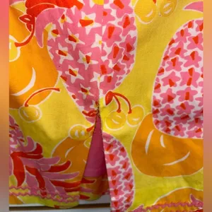 Lilly Pulitzer. Ladies Pina Colada Pineapple Cherry Print Strapless Dress size 6 thumbnail 9