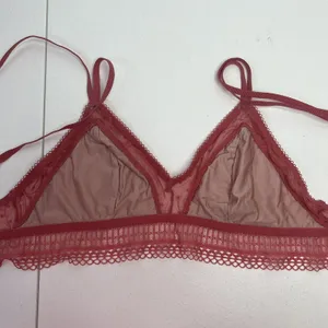 Victoria's Secret Bralette Sz L Bra Unlined Lace Detail Wireless Pink Adjustable thumbnail 11