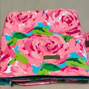 Lilly Pulitzer Pink Floral Jewelry Travel Bag thumbnail 1