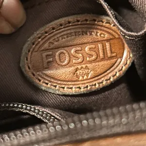 Fossil Brown Leather Crossbody Bag thumbnail 6
