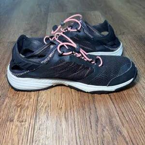 The North Face Womens Sz 8 Litewave Amphibious II Trail Running Shoes Black Pink thumbnail 10
