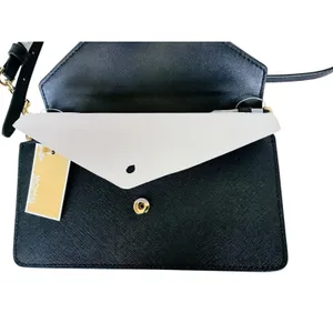 Michael‎ Kors Small Saffiano Leather Envelope Crossbody/Clutch Bag Black NWT thumbnail 12