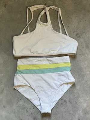 NWOT L*Space Haute Wilson bikini set white thumbnail 1