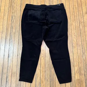 KUT From the Kloth Diana Skinny Corduroy Pants Stretch Black Plus Size 22W‎ thumbnail 8