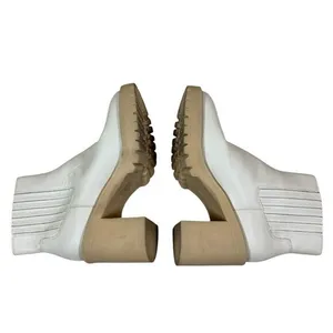 Dolce‎ Vita Cache H20 Ankle Boots 11 Ivory Elastic Sides Block Heel Slip On thumbnail 6