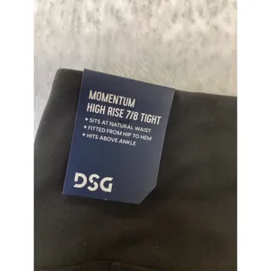 DSG Momentum High Rise 7/8 Tight Womens Small Black‎ Leggings DAW12306B NWT thumbnail 5