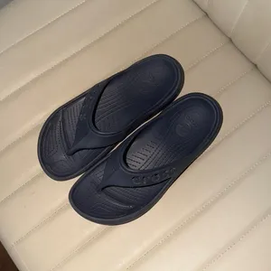 Crocs Navy Blue Flip Flops Size 8 thumbnail 4