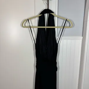 Cache Vintage Women's 90's‎ Black Evening Gown Dress Halter Style Size 4 thumbnail 4