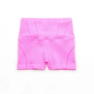 OFFLINE By Aerie Seamless Corset 2" Bike Shorts Women XS Hot Pink Barbiecore Gym thumbnail 6