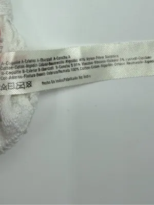 Free People FP One Adella Lace Bralette M White Crochet Boho Crop Top thumbnail 8
