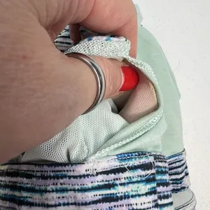 Lululemon 6‎ Sports Bra Pure Practice Blurry Belle Sea Mist Luxtreme Med Support thumbnail 10