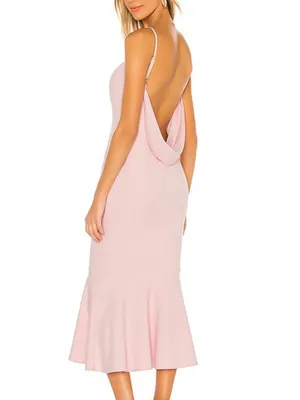 Katie May Los Angeles Blush Pink Twirl Dress Size Small thumbnail 2