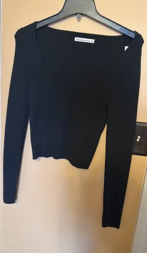 Abercrombie Corset Sweater Top thumbnail 1