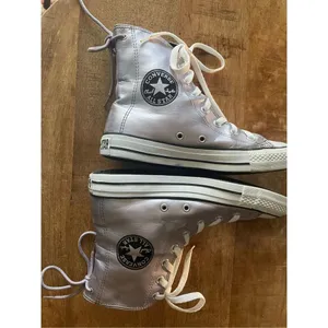 Converse Shoes Chuck Taylor All Star Slouchy Metallic Purple Sneakers Womens 6,5 thumbnail 6