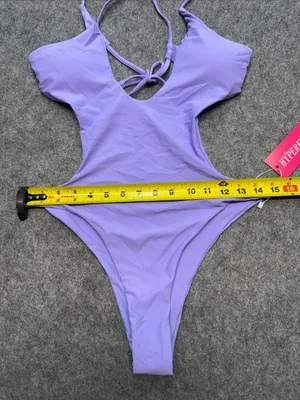 HYPERFIRE Sexy Criss Cross Halter Cut Out Backless Monokini Swimsuits thumbnail 6