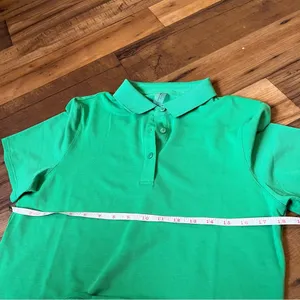 Outdoor Voices Birdie Polo Dress Kelly Green Large P1 thumbnail 6