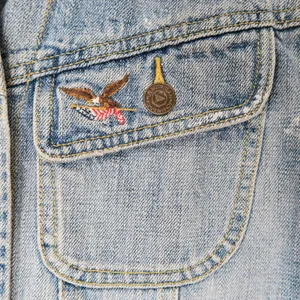 Vintage 90s American Living Paint Splatter Denim Jacket thumbnail 7