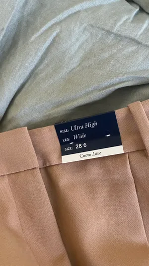 High Rise Wide Leg Tailored Pants thumbnail 3