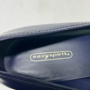 Easy Spirit Leather Slip On Heel‎ Women 8.5 Dark Purle Business Timeless Comfort thumbnail 5