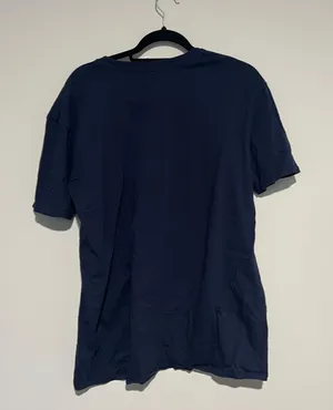 Gildan Navy Blue Fall Autumn Tshirt Bonfires Pumpkins Flannels thumbnail 3