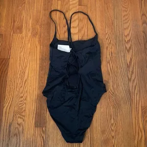 Andie Swim‎ The Fiji One Piece Swimsuit Black size XS NWT minimalist thumbnail 4