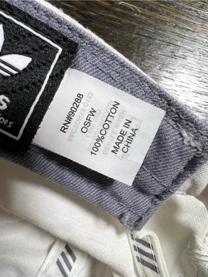 Adidas Solid White Classic Logo Casual Hat OSFW thumbnail 8