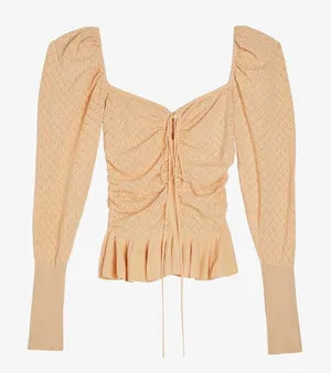 NWOT ULLA‎ JOHNSON Leland Halter Keyhole top sz L thumbnail 1