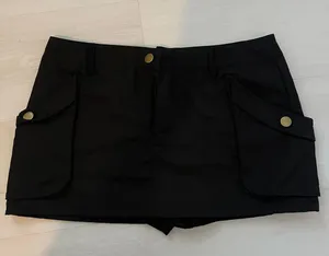 Mini Y2K Cargo Skirt Black Size M thumbnail 1