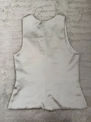 Zara Gold peplum top thumbnail 3