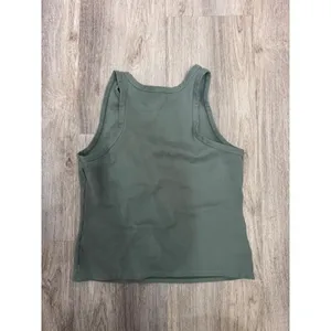 AND NOW THIS Women's Sage‎ Green Racerback Tank Top Size L thumbnail 2