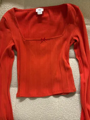 Urban Outfitters Bow Square Neck Long sleeve thumbnail 1