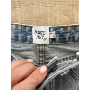 Princess Polly‎ High-Waisted Denim Mini Skirt - Light Wash (Size US 2) thumbnail 2