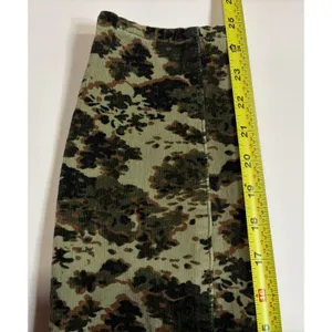 Anthropologie Pilcro High Rise Skinny Corduroy Pants Floral Camo Green Brown 29 thumbnail 8