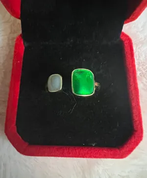 Gorgeous Golden Gemstone Adjustable Ring Size 7 thumbnail 1