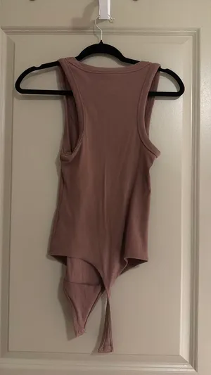 Tank Ribbed Bodysuit Abercrombie Top thumbnail 3