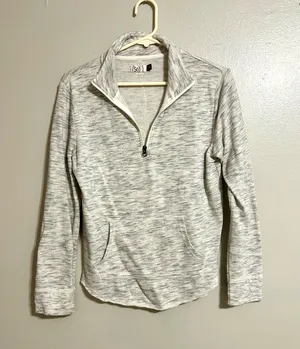 SO Grey Quarter Zip, Weekender Pullover Gray Size M thumbnail 1