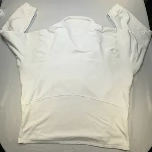 FP Movement Free People White French Terry V-Neck Oversized Polo Sweatshirt Lg thumbnail 8