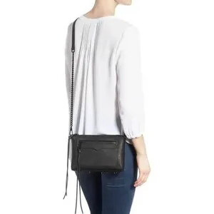 Avery Mini Crossbody Bag Vintage Pink with Silver Hardware thumbnail 8
