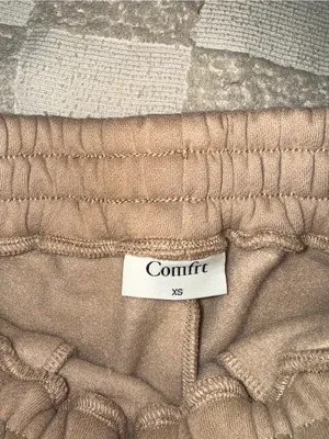 New COMFRT Cozy Fleece Sweatpants - Taupe/ Sand XS thumbnail 5