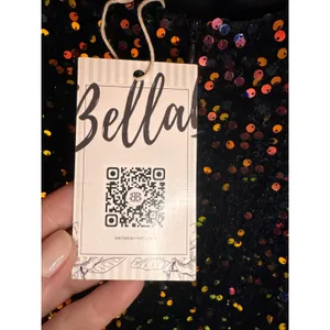 Bella Barnett NWT Sequin Mini Dress M Black Rainbow Long Sleeve‎ Open Back Dress thumbnail 11