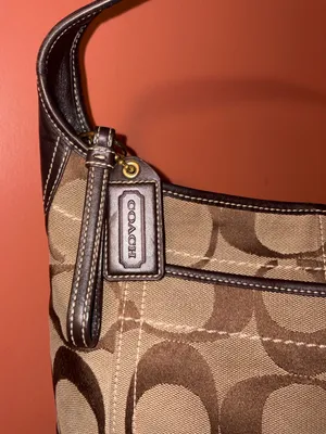 Vintage Coach Ergo Signature Jacquard Hobo shoulder bag thumbnail 3